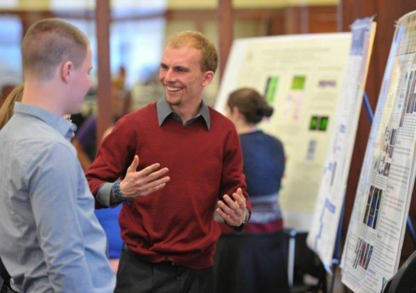 Student researcher Kyle Cowdrick was one of three Research Like a Champion scholarship winners from Research Day 2014